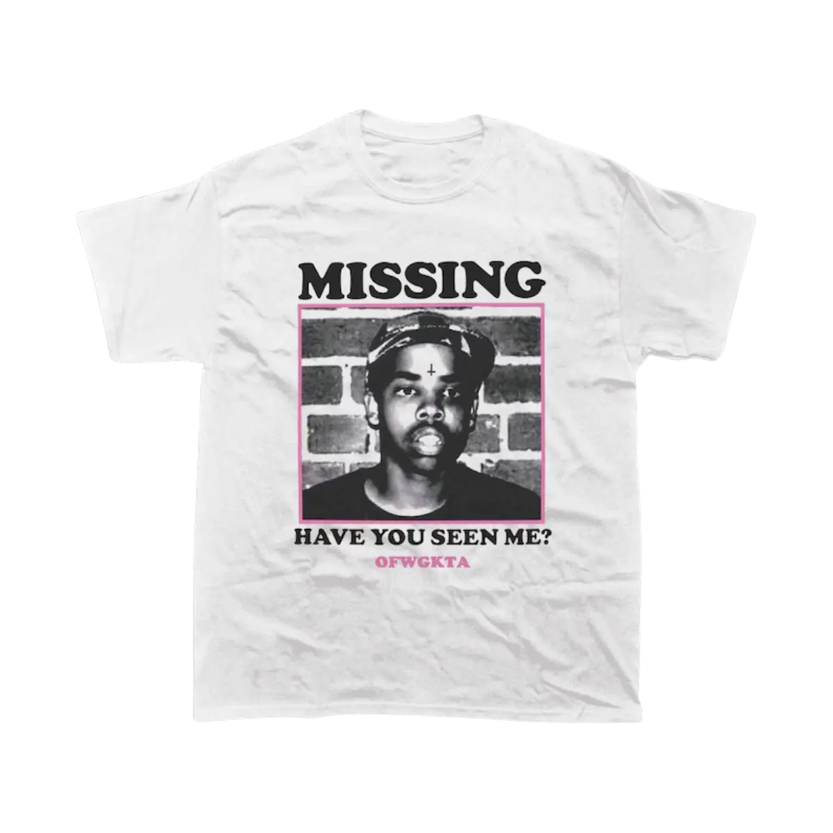 Men's Oversized T Shirt with Missing OFWGKTA Print - Soft 100% Cotton Streetwear Clothes for Casual Comfort, Funny Graphic Tee, Breathable Fabric, Graphic Print, 2Xl, Cute, Streetwear Clothing, Humor Graphic Tee