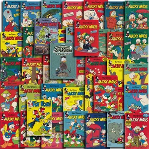 Disney 50pcs Donald Duck Doodle Stickers Vintage Style Adhesive Vinyl Decal DIY Scrapbook Materials Waterproof Multipurpose Use for Kids Boys Girls