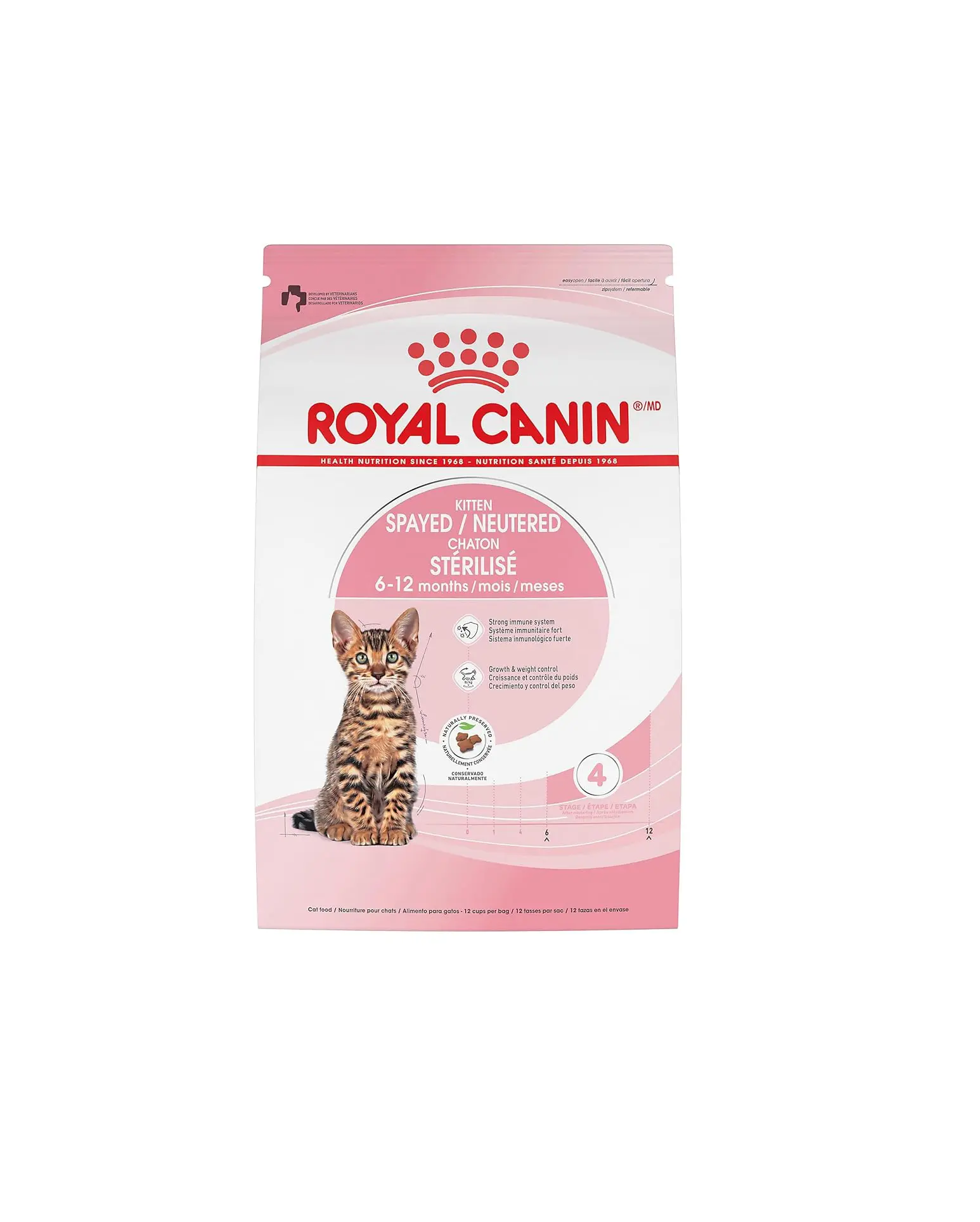 Royal Canin Feline Health Nutrition Spayed/Neutered Kitten Dry Cat Food, 2.5 lb Bag