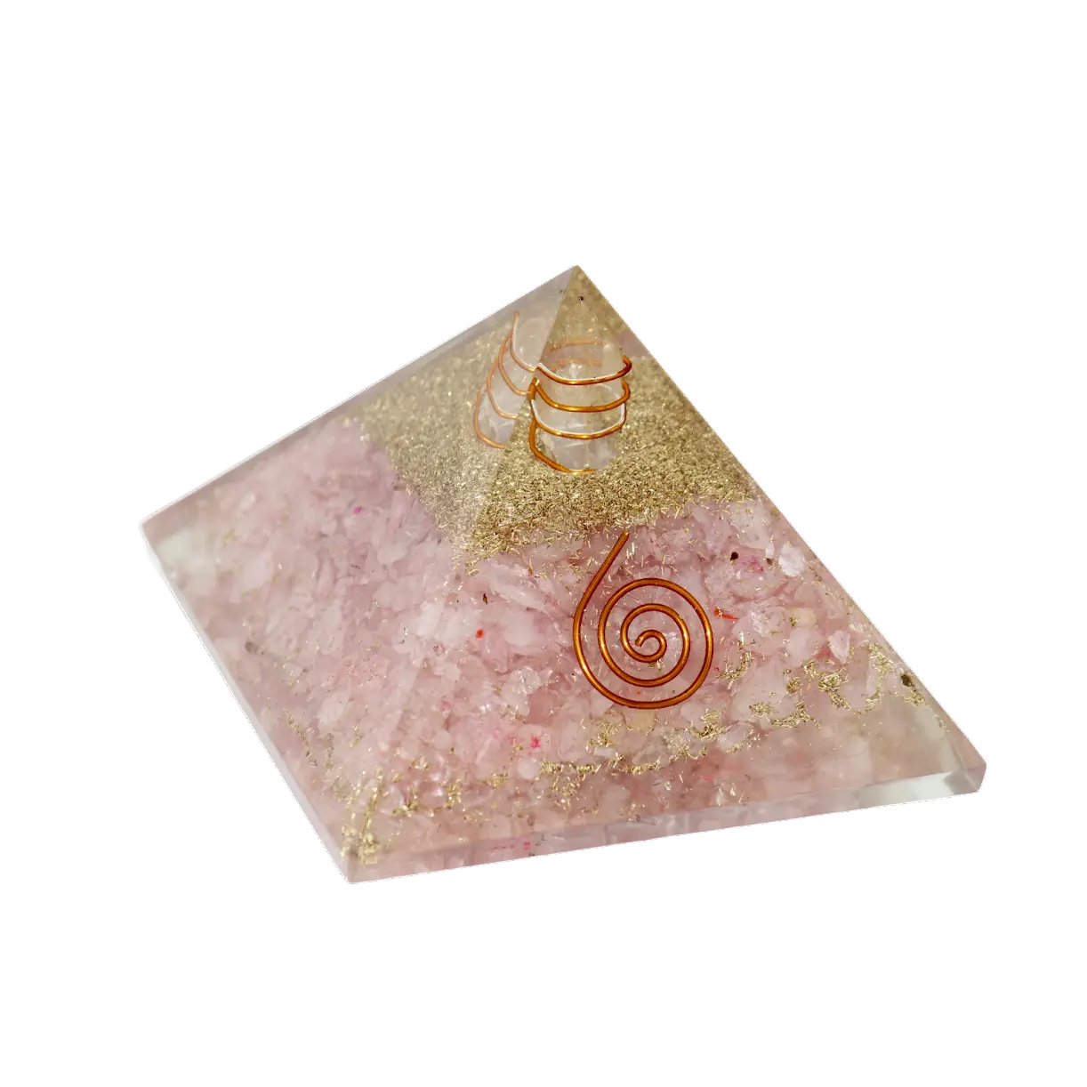 Orgonite Pyramid - Rose Quartz