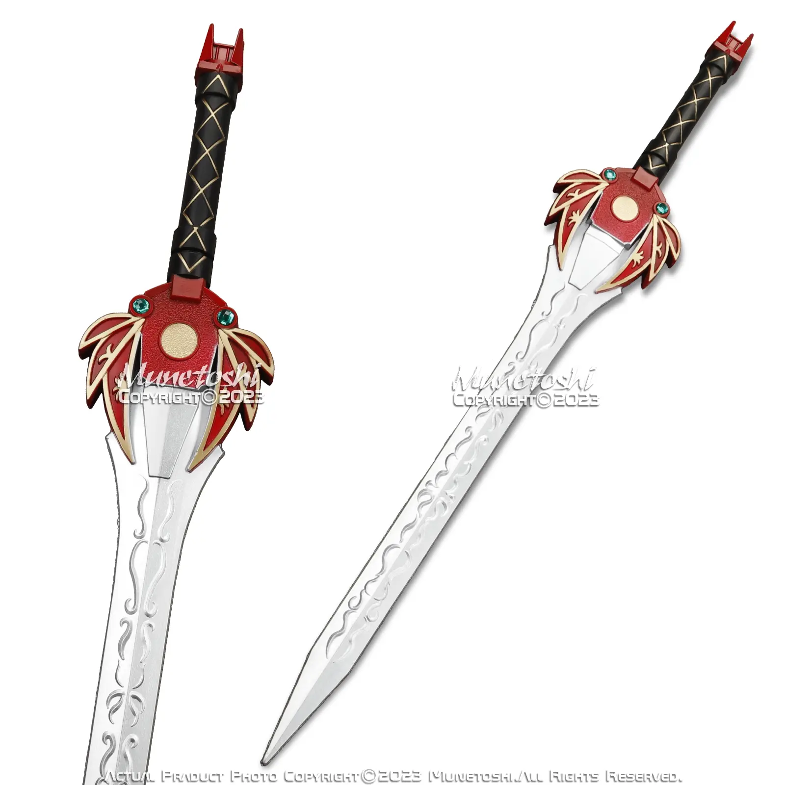 Munetoshi 39.5” Foam Mighty Power Red Ranger Sword Super Sentai Show Anime Cosplay Prop Munetoshi 39.5” Foam Mighty Power Red Ranger Sword Super Sentai Show Anime Cosplay Prop