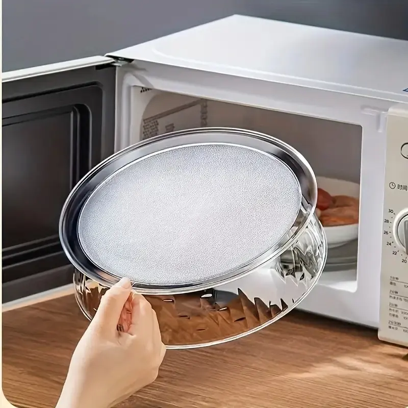 Microwave Splatter Cover, Kitchen Splatter Shield, High Temperature Resistant Food Lid, Foldable Insect Proof, Detachable Washable Vegetable Bowl, Outdoor BBQ Grill, Kitchen Tool, Kitchenware, Kitchen Supplies, Kitchen Gadgets, Cooking Accessories