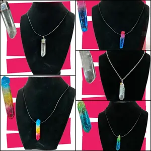 Quartz Dagger Necklace