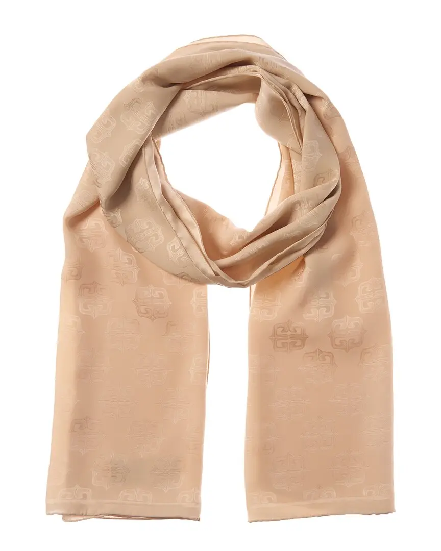 Givenchy 4G Logo Silk Scarf