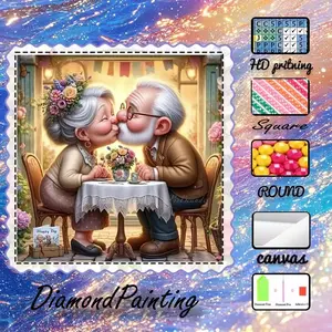 5D-DIY, velvet canvas, diamond art, diamond painting, diamond painting kits for elderly couples, AB diamonds, fairy dust diamonds, crystal diamonds, home decoration, handmade diamond art painting kits, special craft diamond art kits, Diamond art tools