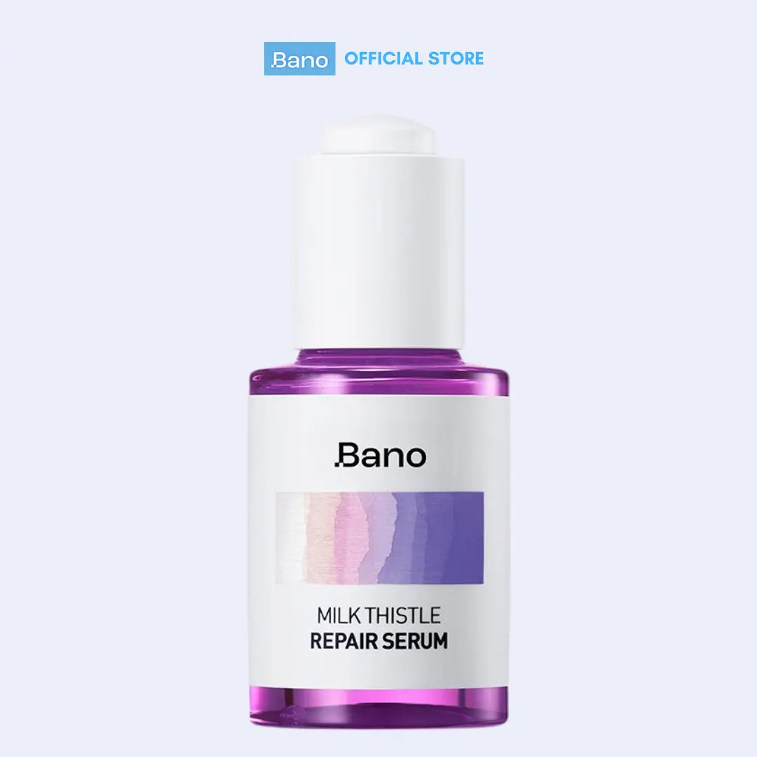 Bano Milk Thistle Repair Serum - Deep Repair for Stressed & Sensitive Skin, 1 OZ / 30 ML