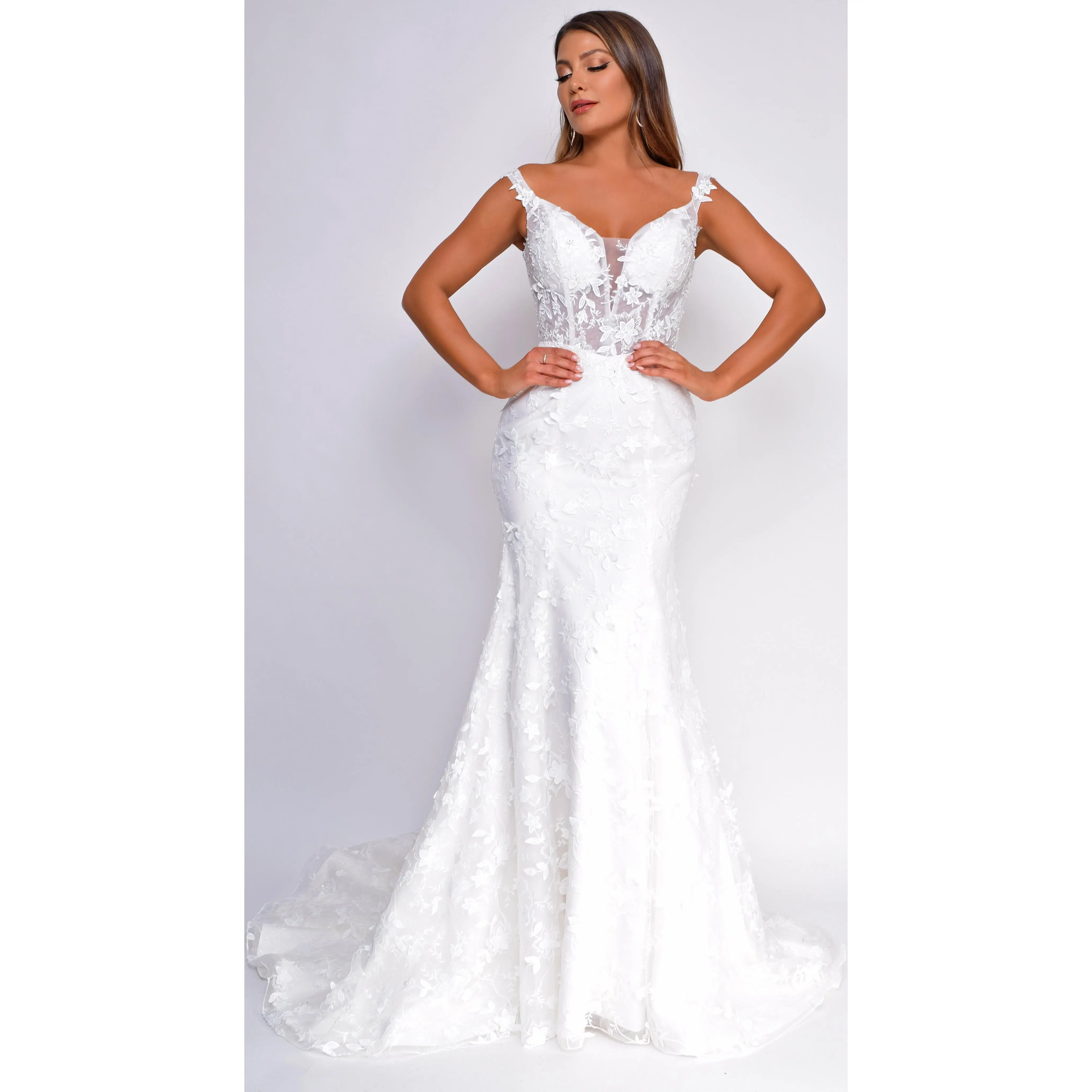 Aiyanna Off White Bridal Gown