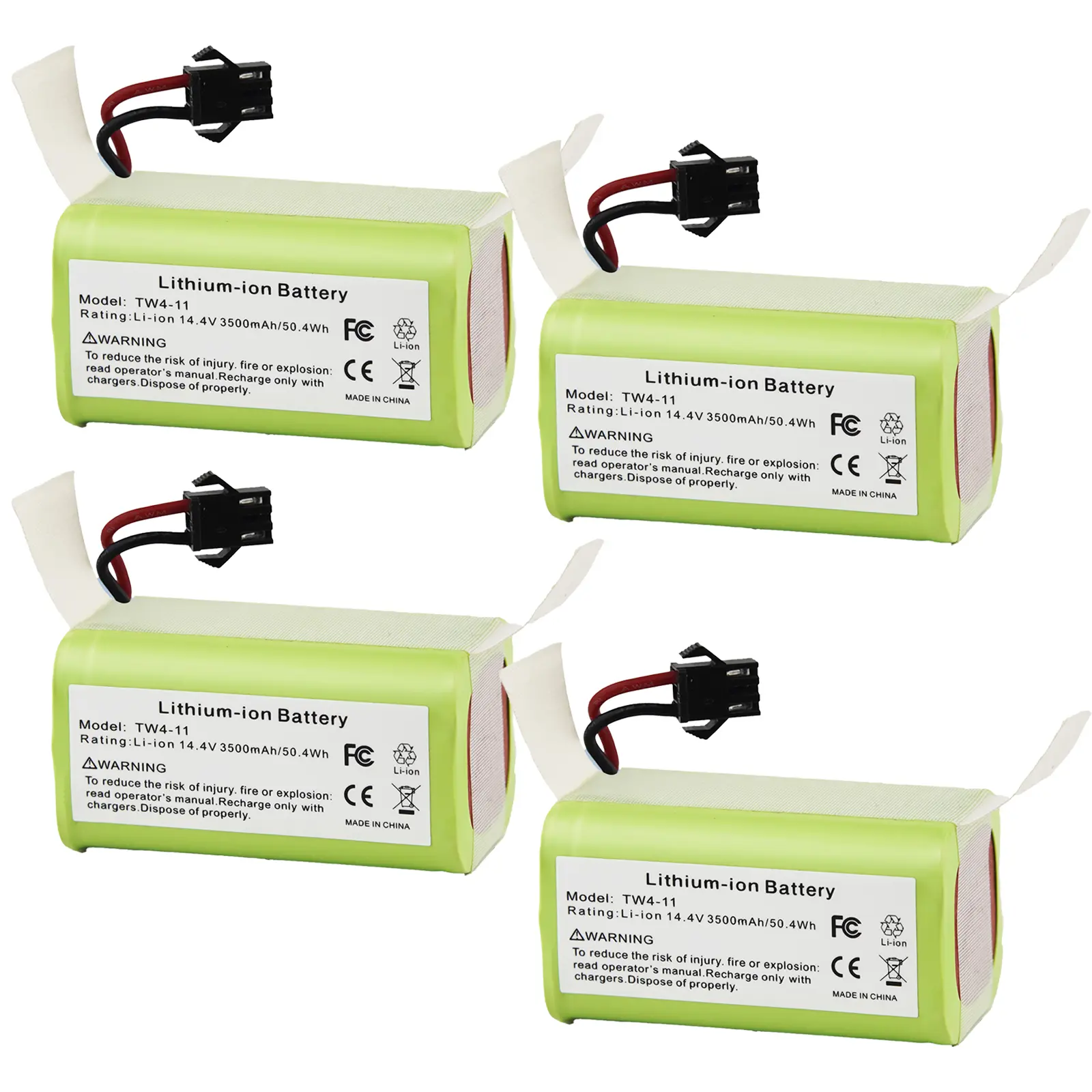 MADOT 14.4V 3500mAh Replacement Lithium-lon Battery Compatible with Eufy RoboVac 11, 11S, 30, 30C, 15C, 15T, 12, 35C, 15C MAX, Ecovacs Deebot N79S, N79, 500, DN622 & Tesvor X500 Vacuum Cleaners