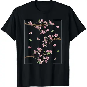 Japanese Style Cherry Blossom Tree Japan Sakura Men Women T-Shirt