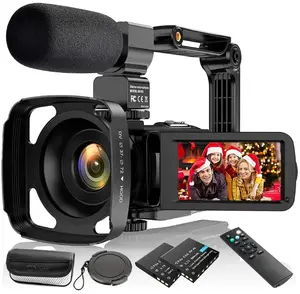 Video Camera Camcorder 4K for Youtube Vlogging Digital Camera IPS 48MP 16X Digital Zoom Camera Recorder SacredP