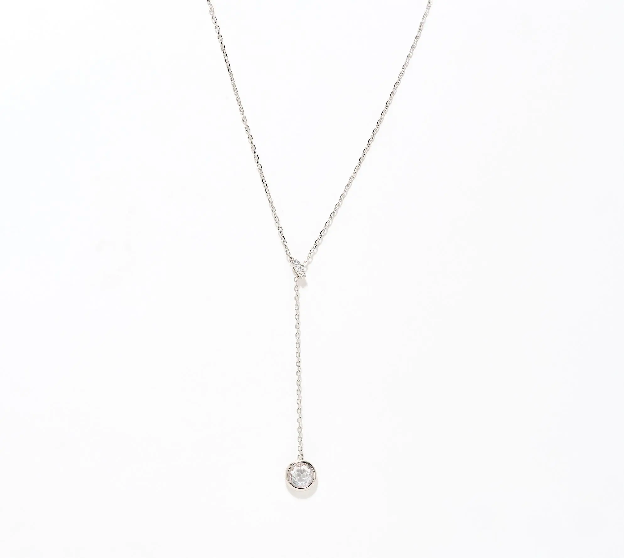 Diamonique Italia Bronze Bolo Necklace