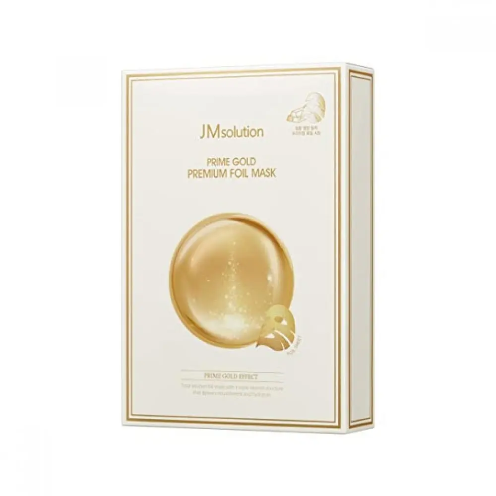 JMsolution - Prime Gold Premium Foil Mask - 10pcs Moisture Skincare Intensive