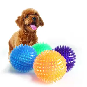 Polka Ball Squeaky Chewing Toy Ball for Dogs
