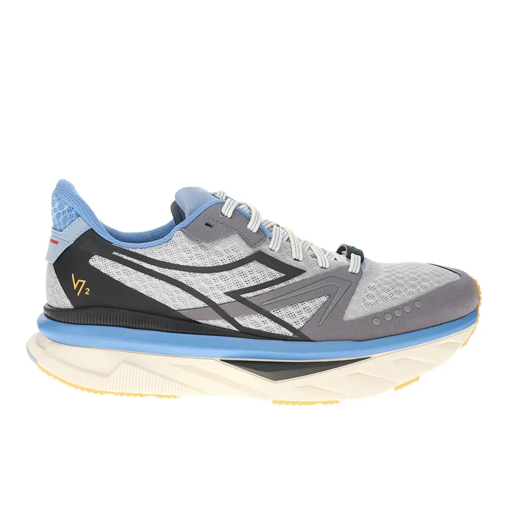 diadora Mens Atomo V7000-2 Running Sneakers Shoes - Grey