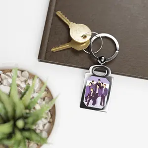 K-Pop Inspired Keyring: Hand-Designed K-Pop Bangtan OT7 Keychain, K-Pop Lover Gift