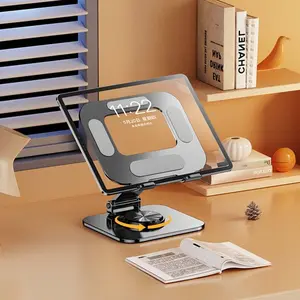 360° Rotation Desk Tablet Mount, Thermal Design for Portable Monitor, Aluminum Alloy Adjustable Phone Stand Holder, Universal Fits for iPhone,for iPad Pro 11/10.5/9.7 iPad Mini 4/3/2/1 iPad Air 5/4/3/2,for Samsung Galaxy Tab Series, For Lenovo Tab Series