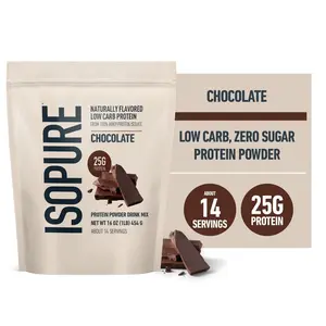 Isopure, Low Carb 100% Whey Protein Isolate, 25 g Protein Powder, 1 lb, 14 Servings