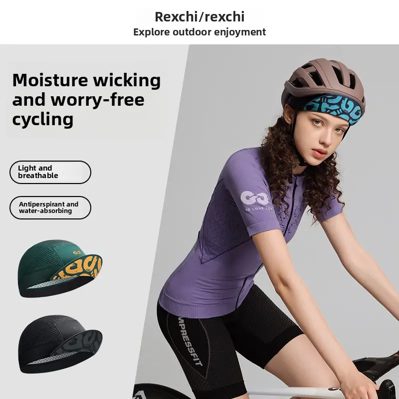 Cycling small hat men's summer bicycle helmet lined outdoor sports equipment moisture-absorbing breathable sunscreen hat