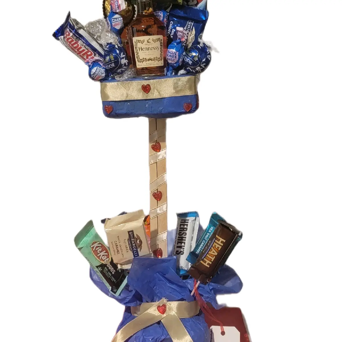 Tall Valentines Day Bouquet Gift Snack Flower