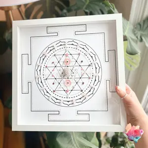 Framed "Endless Love" Crystal Grid