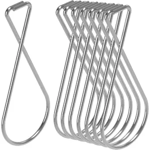 Ceiling Hook Clips- 100 Pack Drop Ceiling Hanger Hooks Hanging on Suspended Ceiling Tile, Grid Clips Heavy Duty for Light  Office Home Stores Classroom and Wedding Decorations