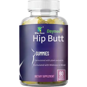 Wins Town Maca & Herbal Contour Gummies | Advanced Herbal Complex for a Sculpted Look & Targeted Support | 60 Count, Vegan