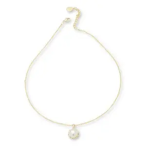Connie Craig Carroll Jewelry 20" Cultured Mabé Pearl Drop Necklace