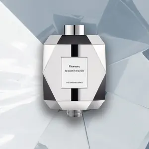 Filterbaby Diamond Series Shower Filter - Dermatologist Loved & Recommended for Dry Sensitive Skin Hair Loss Dandruff & Hard Water, Holiday Gifts, Valentines Gift, Easy to install