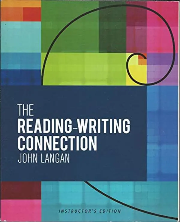 USED-READING-WRITING CONNECTION >INSTRS.ED< by John Langan (Paperback)