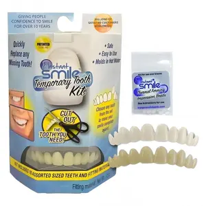 Instant Smile MULTISHADE Patented Temporary Tooth Repair Kit. A Realistic Looking Fix for a Missing or Broken Tooth. Christmas and New Year gifts Dentures Adhesive