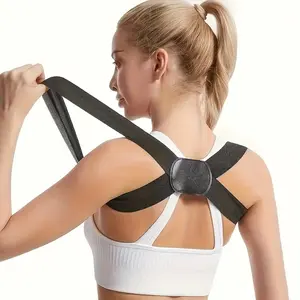Posture Corrector Back Support Belt, Anti Hunchback, Breathable Lumbar Brace, Breathable Polyester Fiber, Unisex Sports Running Sitting Standing, Multiple Colors