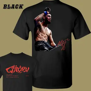 Khamzat Chimaev The Borz 2026 T-shirt, UFC Streetwear Style T-shirt, Fans Tee, Unisex Graphic Tee for Fighting Fan, Sport Clothes, Casual Style Gift