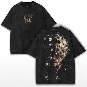 Sanji Anime Graphic Tee – Stylish Unisex T-Shirt with Vintage Wash Design, Ultra-Soft Cotton Comfort, and Irresistible Trending Anime Streetwear Vibes