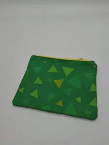 triangle grass v. 2 flat zipper pouch