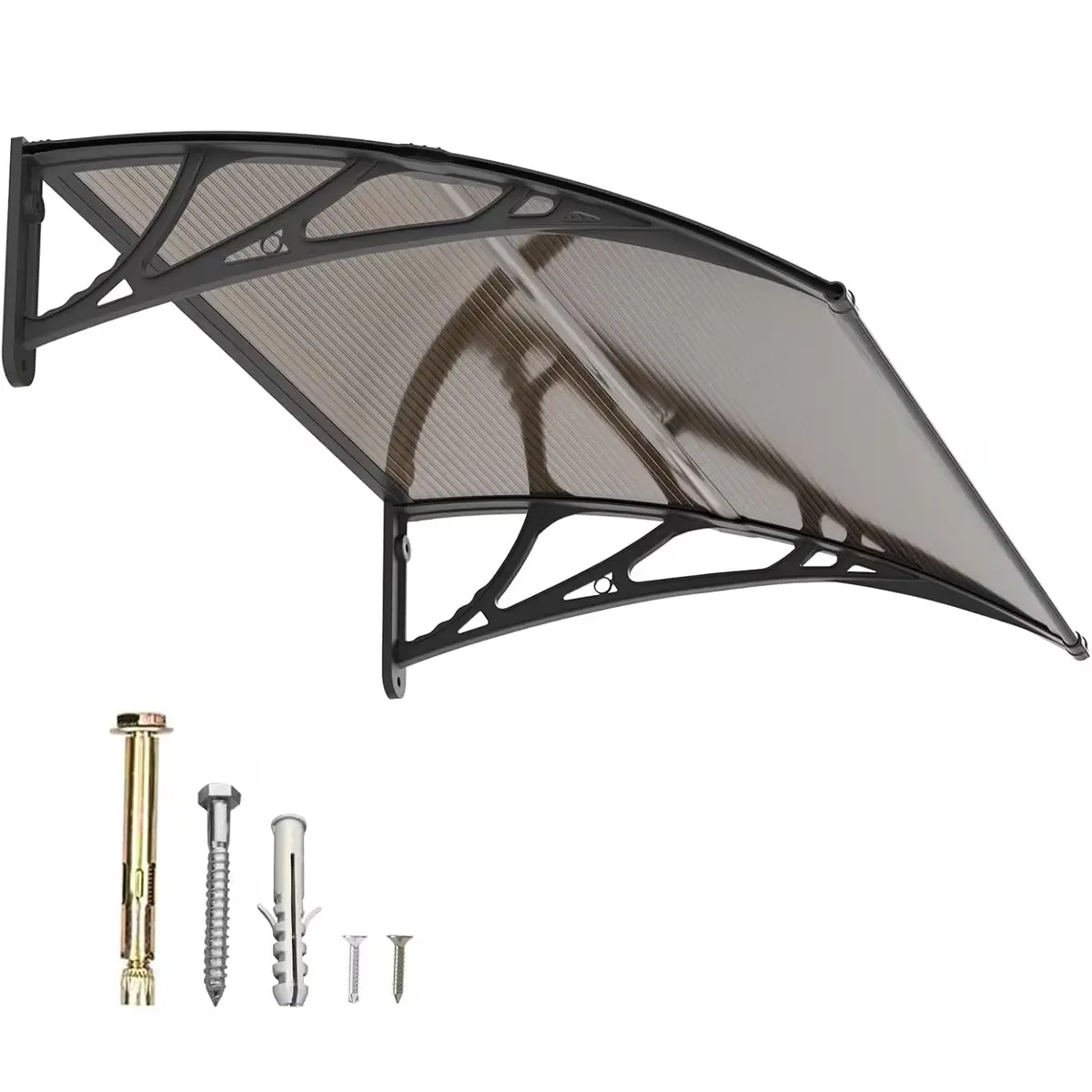 Sunshade Tent 39.37×15.75 Inches UV Resistant Waterproof Outdoor Shade Cover Sturdy Durable Awning Easy To Install Connectable For Splicing Use Outdoor Canopy Suitable for Front Doors Windows Courtyards Cafes Patio Outdoor Sun Protection Shelter