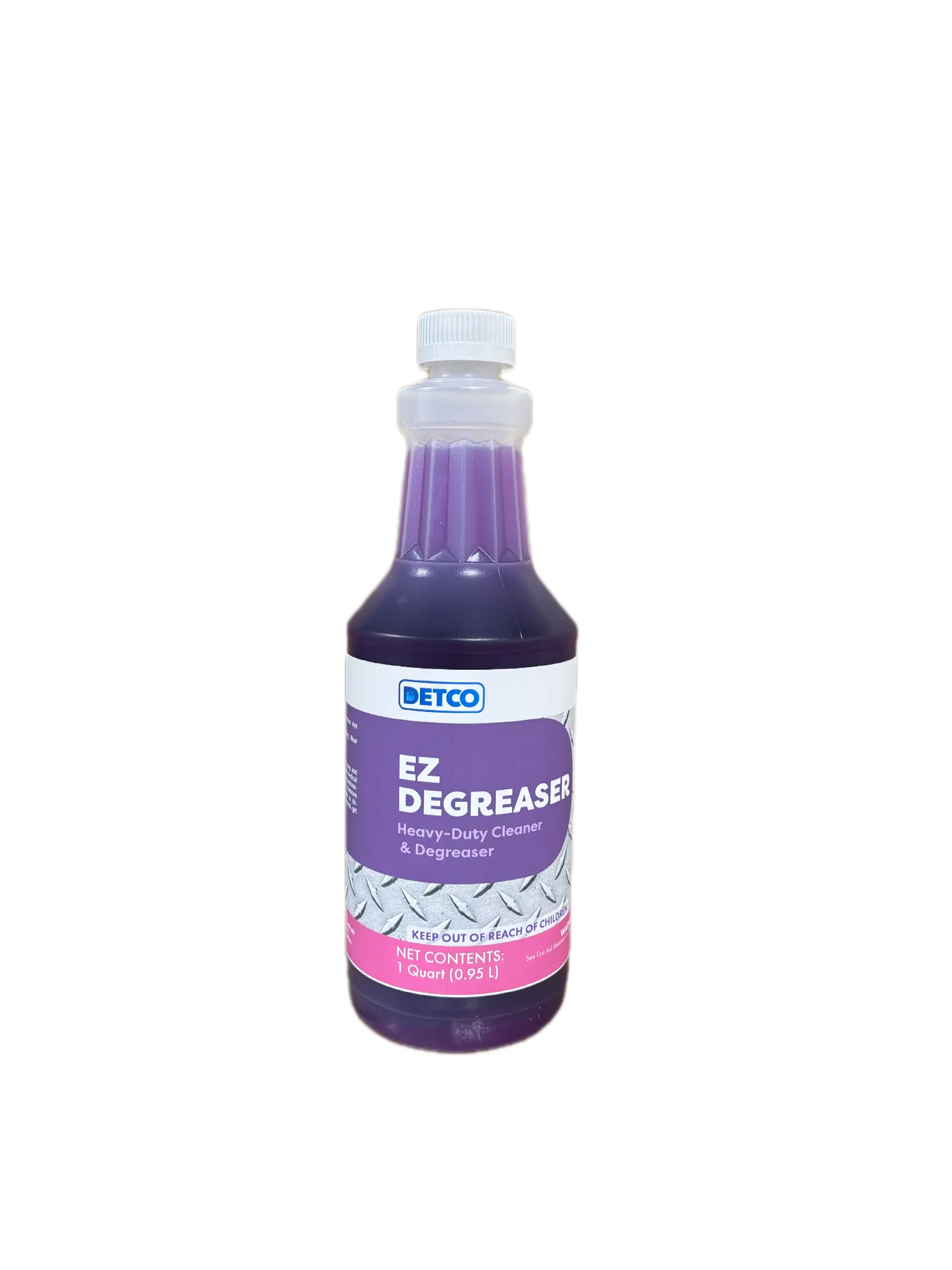 DETCO EZ Degreaser - Concentrated Heavy-Duty Automotive & Motorcycle Engine Care Cleaner for Machinery, Heated Dip/Soak Tanks, Dilutable, Removes Grease Oil & Dirt, Film-Free, Rinses Without Residue