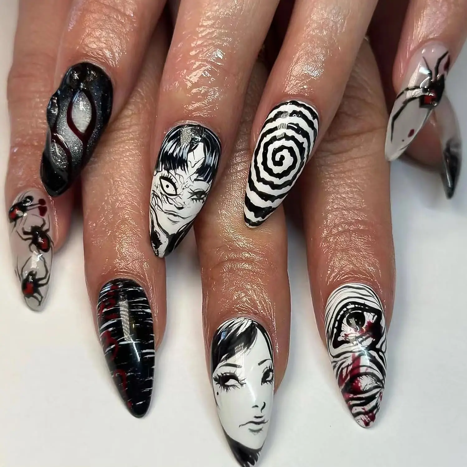 Gothic Fake Nails-7