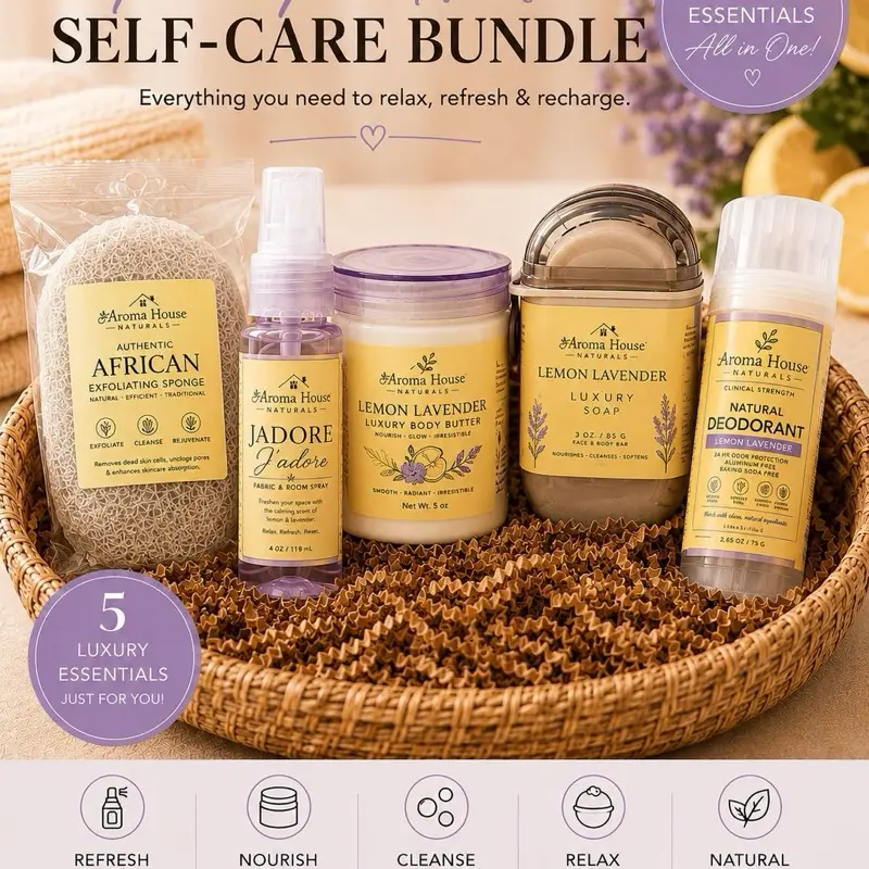 Lemon lavender “pamper me” Luxury self-care set