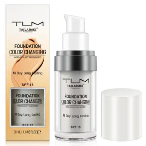 Foundation 30ml, Bionic Foundation Spectrum, Moisturizing, Hydrating Flawless Coverage Makeup, Night Skin Tone, Color Changing Women's Makeup, Long Lasting