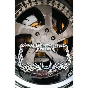 Hannya Flames License Plate Frame ABS-