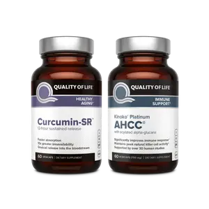 AHCC® Boost - Kinoko® Platinum and Curcumin-SR™ Fitness Immune Defense