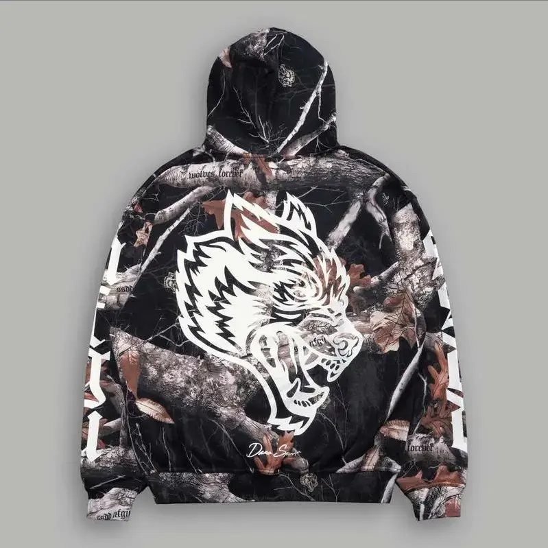 Darc Sport Respect The Wolves "Pierce" Hoodie & Tee Camufladas Adult Sizes