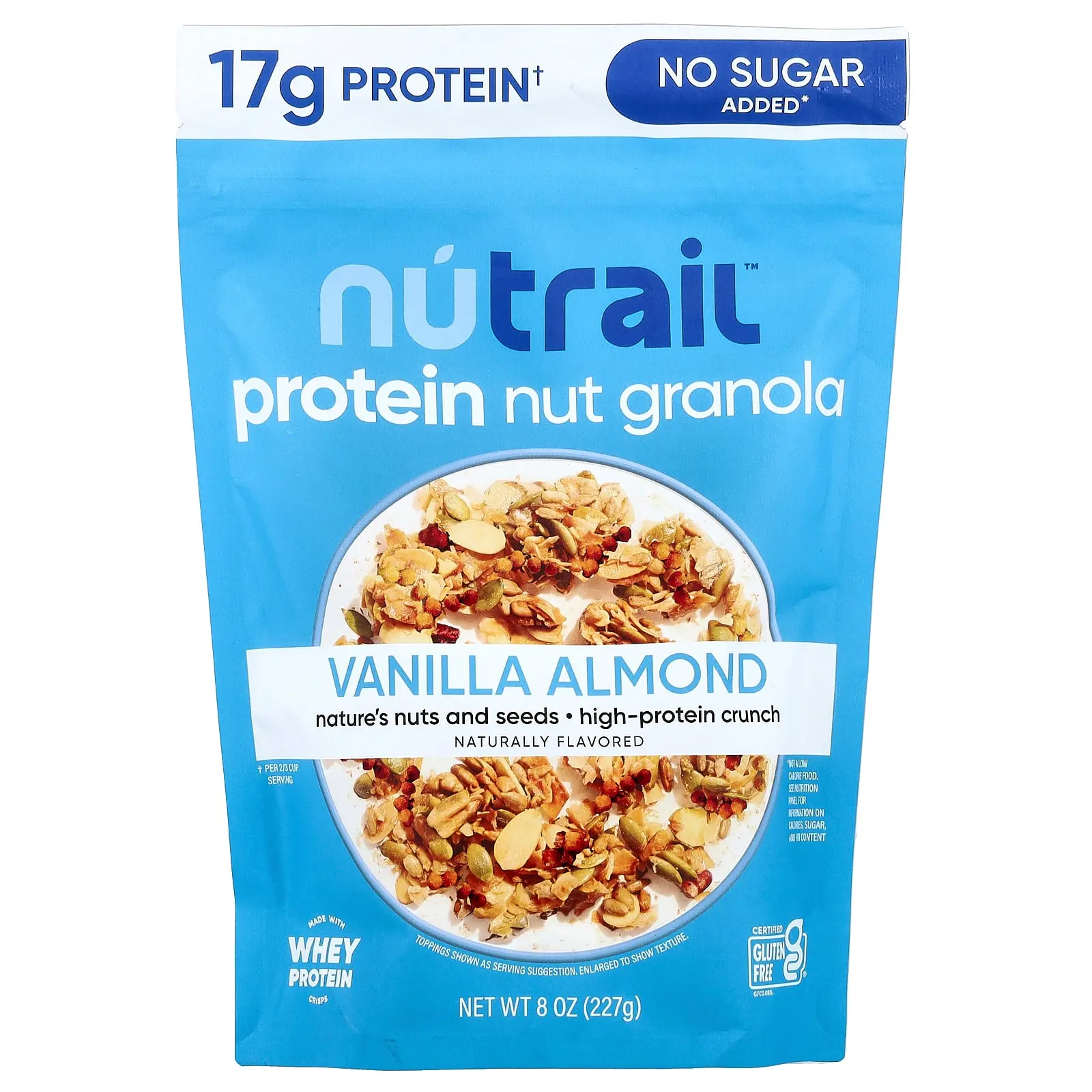 NuTrail Protein Nut Granola, Vanilla Almond, 8 oz (227 g)