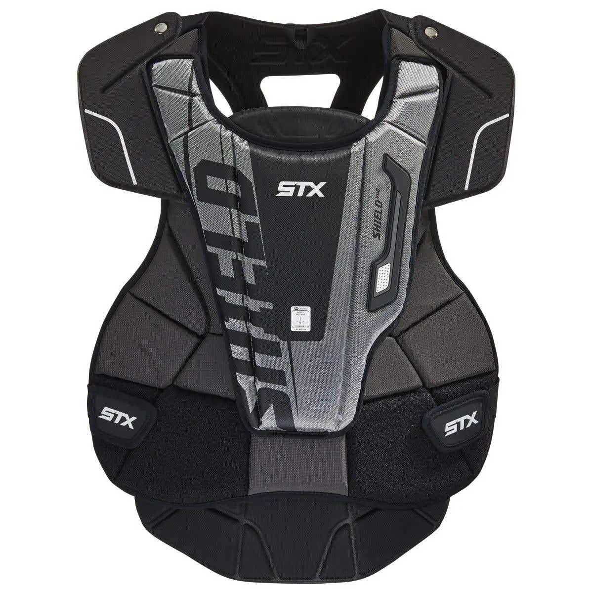 STX Shield 400 Goalie Chest Protector - Adjustable Strap, Shoulder Caps, Floating Chest Plate, Removable Stomach Pad, Shield Protection Support Protective Gear Meets NOCSAE Standard