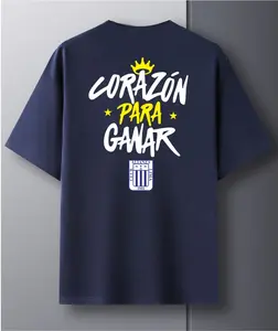 Polos camisas en 100% algodon del club de alianza lima, Corazon para ganar