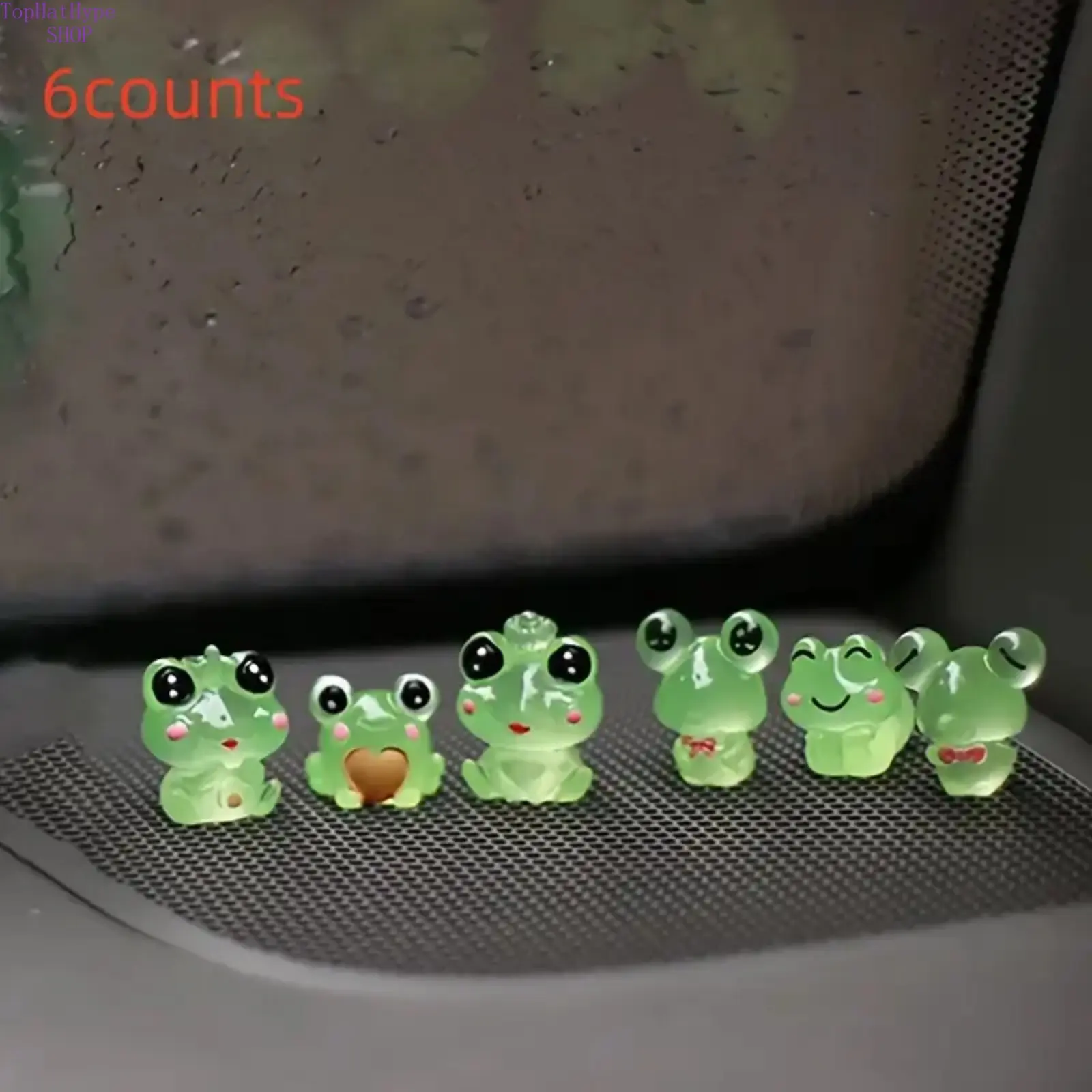 Resin Frog Car Hanging Decoration – Cute Dashboard Ornament for Vehicle Interior Decor, Adorable Handmade Resin Craft Accessory, Lightweight & Easy to Place, Lovely Car Trinkets for Auto Decor, Perfect for Personalizing Cars & Vehicles