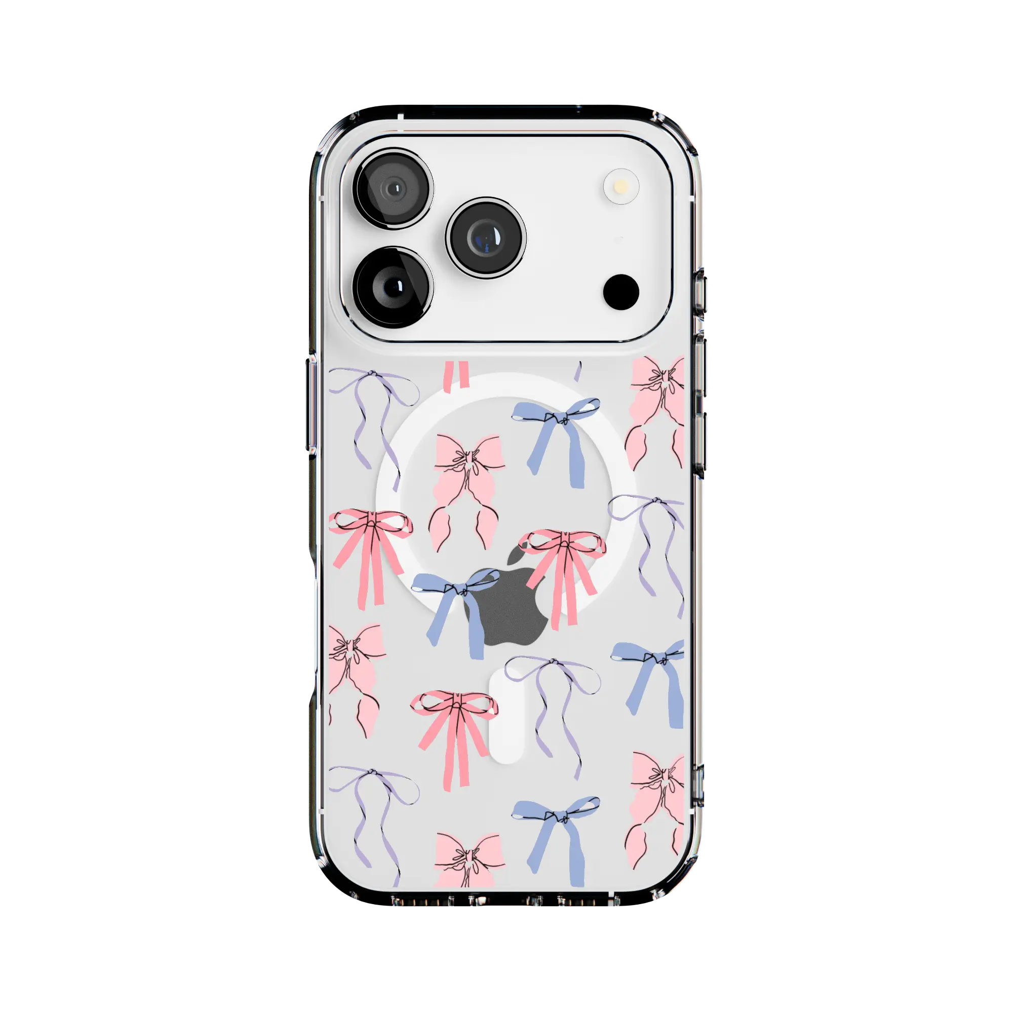 Casely Coquette Girlie | Pastel Bows Clear MagSafe Case Casely Coquette Girlie | Pastel Bows Clear MagSafe Case