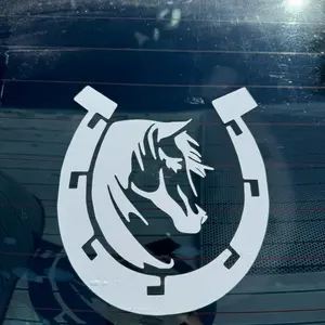 Horseshoe decal, Herradura Decal
