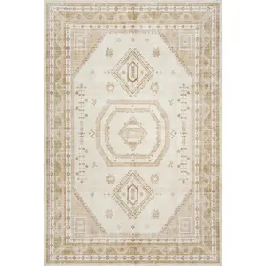 Nuloom Sereniel Medallion Washable Rug