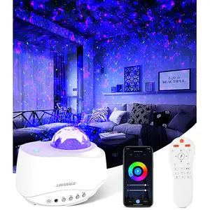 Galaxy Projector Star Projector Night Light Bluetooth Music Speaker Remote Control Novelty Lighting